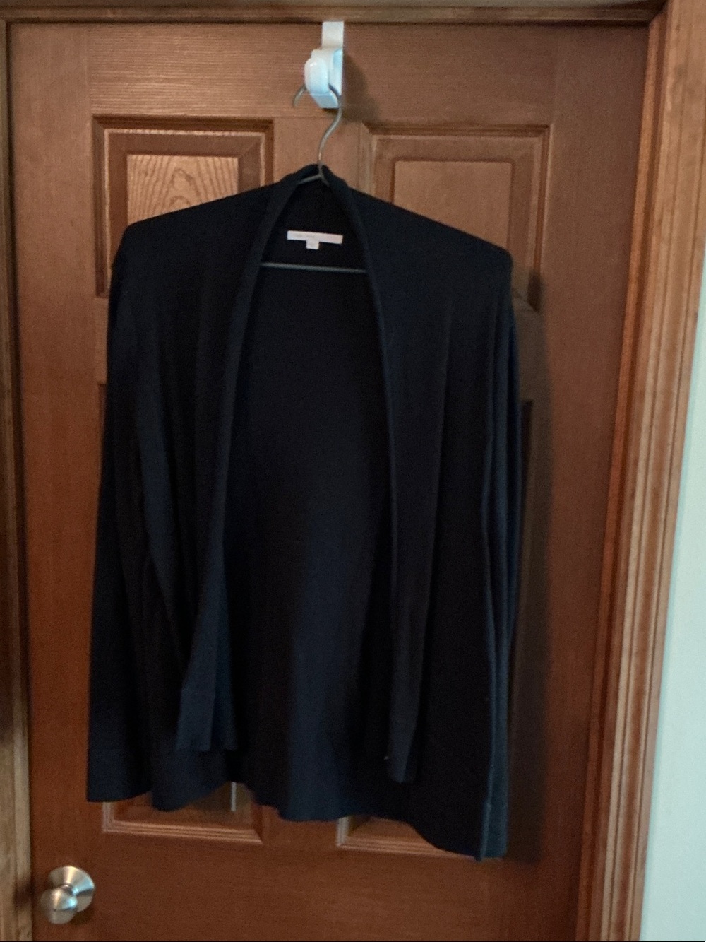GAP Black Knit Cardigan with Open Weave
